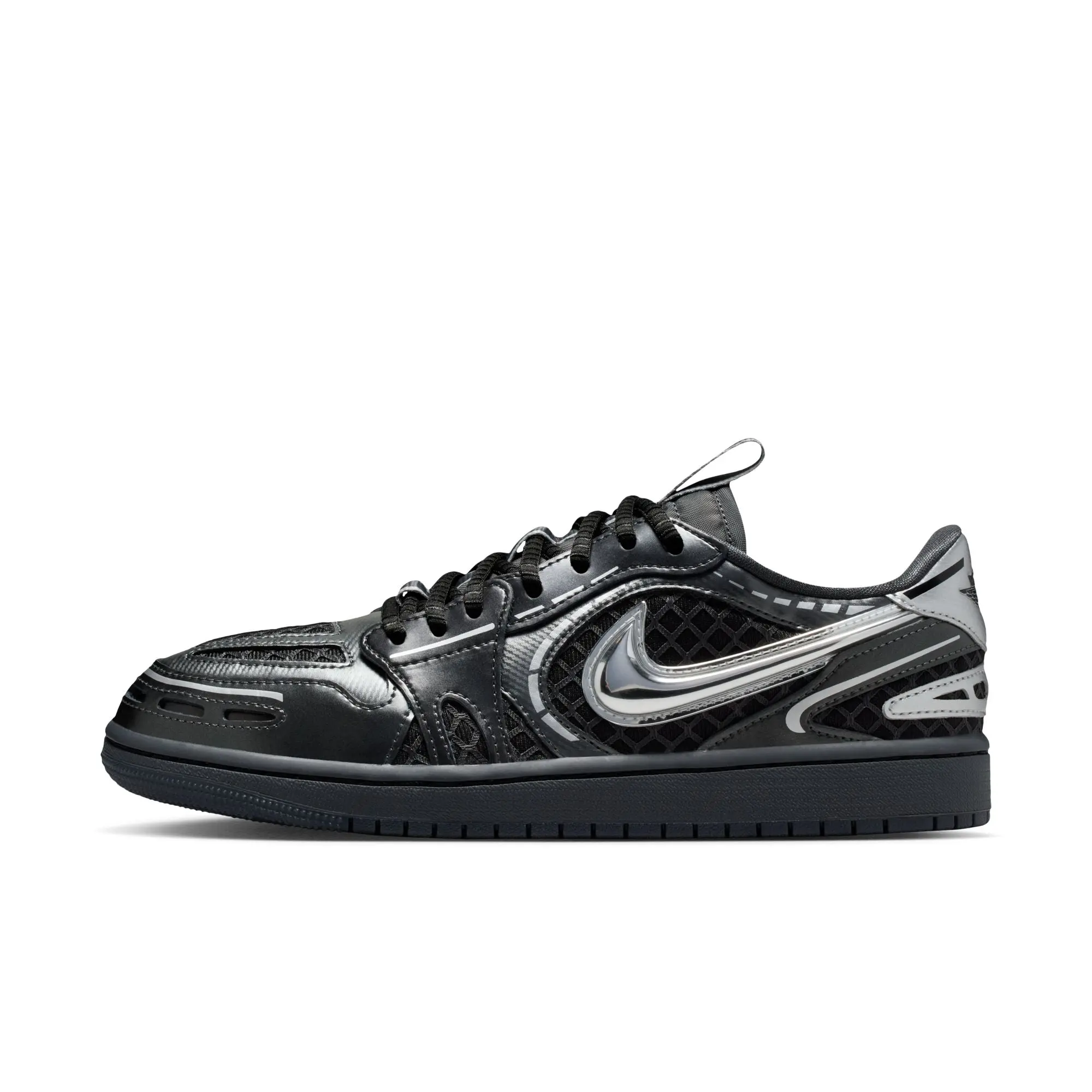 Women's Air Jordan 1 Low "Method of Make" V3 Leather Sneaker - Casual Trainer, Fashion Shoe, Footwear