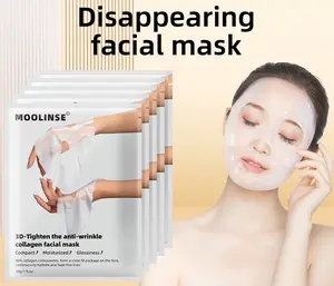 Anti-Wrinkle Collagen Facial Mask Pack 5EA - Water Locking and Deep Moisturizing, Collagen Gel Mask for Glass Skin, Skin Care