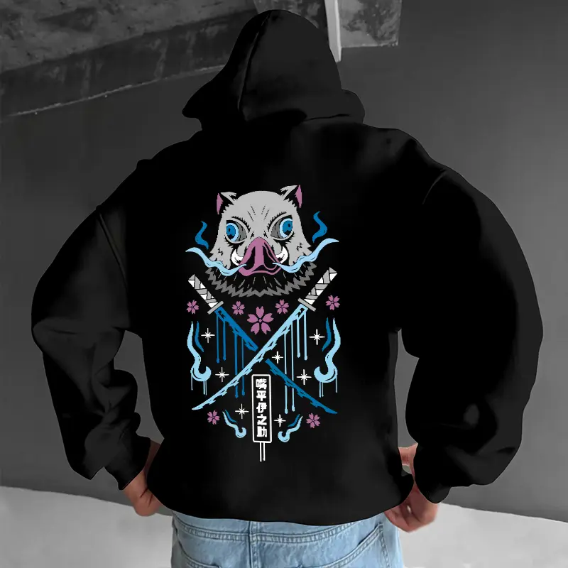 [TikTok Shipping] Unisex Cotton Hoodies - 80s-90s Streetwear, Anime Graphic, Funny Designs - Fall Freshness Outfits, Men's Gifts