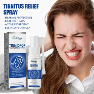 Tinnitus Relief Spray,Tinnitus Relief for Ringing Ears,Tinnitus Relief Device,Earwax Cleaning Care Spray for Relieves Tinnitus Ear Back（60ml）