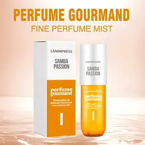 LANIMPRESS Samba Passion Fine Perfume Mist 3.0 fl.oz Gourmand Notes Travel Size Long Lasting Spray for Modern Lady Halloween Christmas Gift