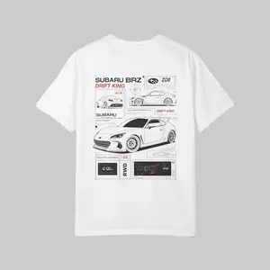 Subaru BRZ - Drift King Graphic Tee Gift for Car Lovers JDM Car Enthusiast T-Shirt Hoodie Sweatshirt 2 Sided