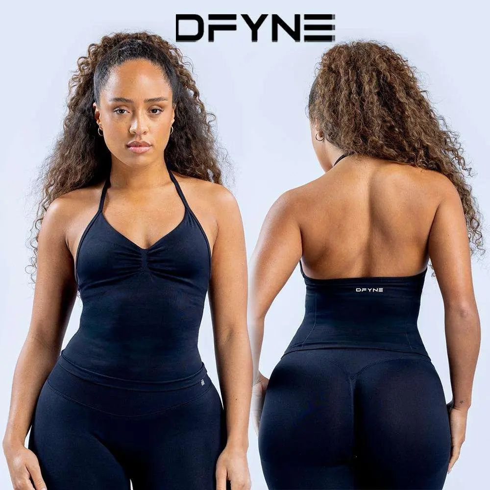 2026 DFYNE Impact Shorts Set – Seamless Sculpted Fit with Cross-Back Support Bra & Booty-Lifting Bottoms