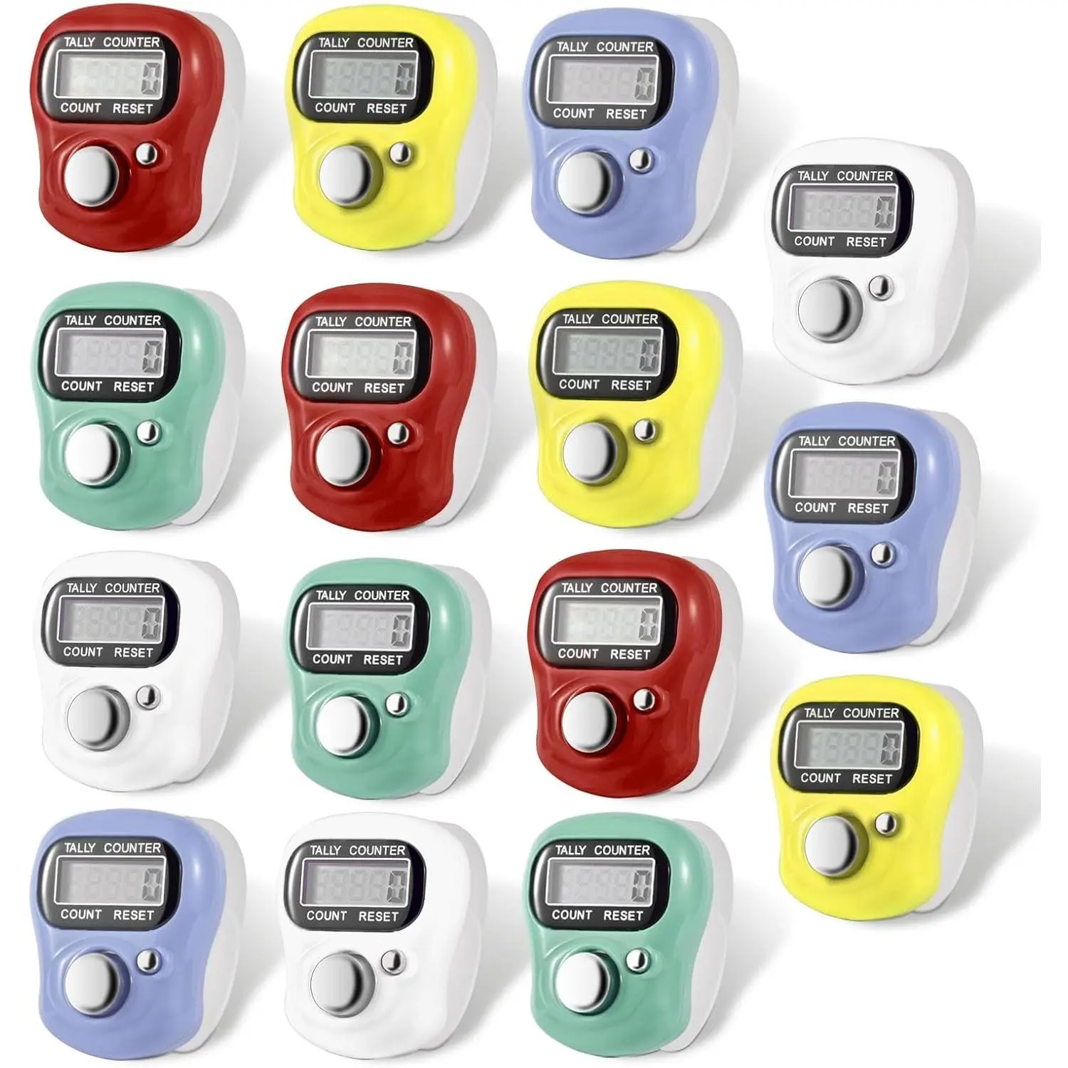 Electronic Finger Counter, 5-Digit Number Count Clicker Mini Digital Display Hand Tally Counter, Resettable Counters Clickers for Knitting, Crochet, Coaching, Lap, Golf, Toddler & Fidget