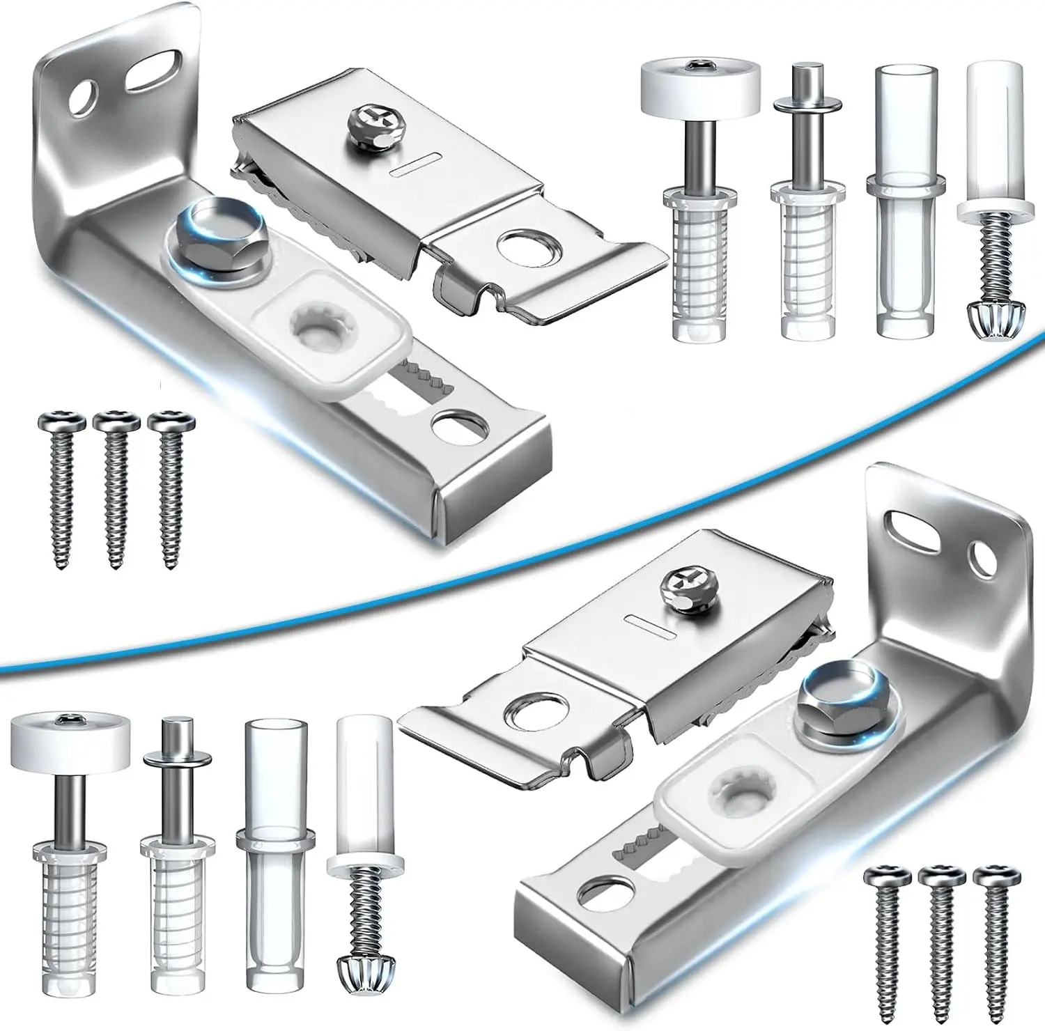Bifold Door Hardware Kits Repair Closet Sliding Folding Accordion Barn Door