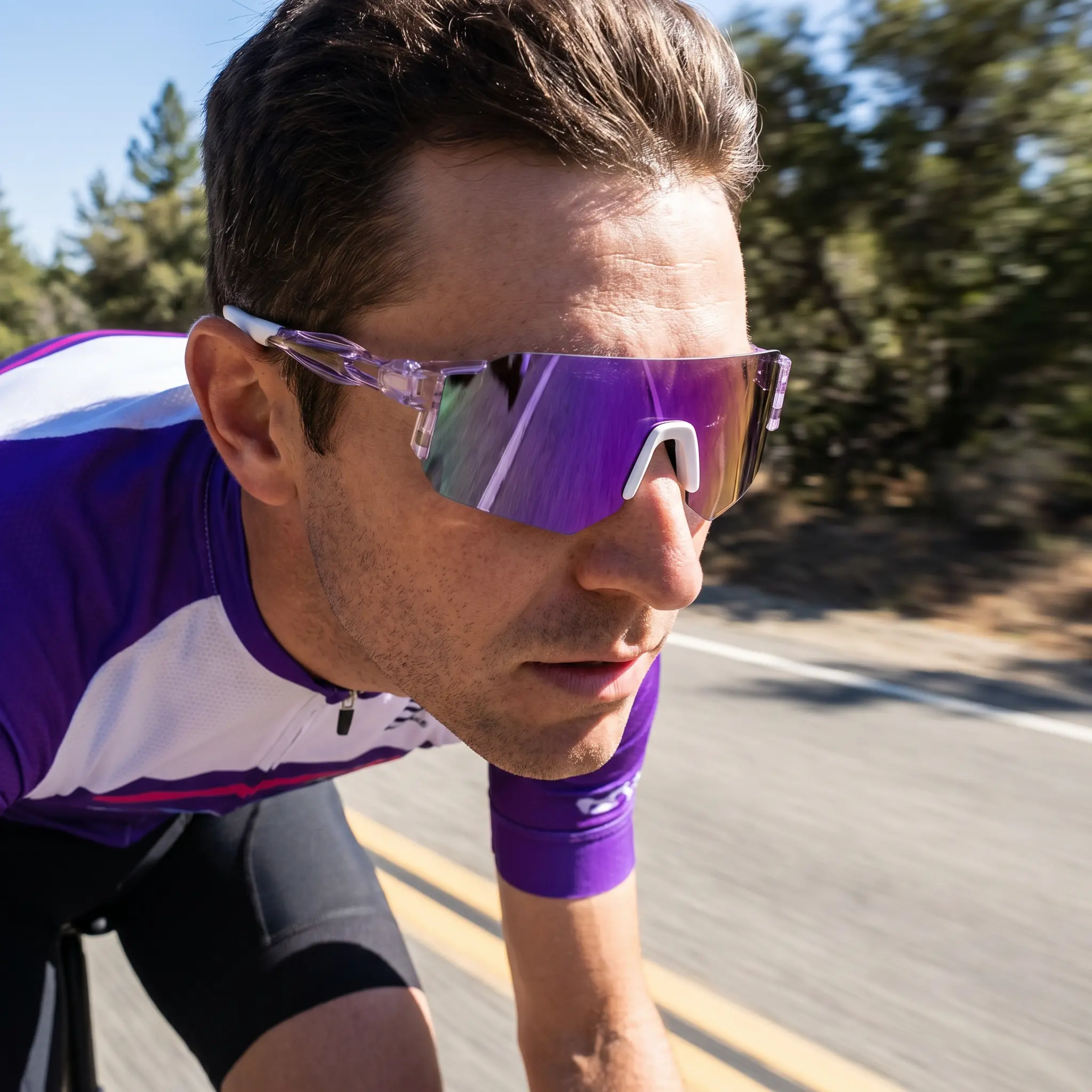 Best-selling cycling glasses, colorful one-piece film sunglasses, windproof and UV-proof outdoor sports glasses Best-selling cycling glasses, colorful one-piece film sunglasses, windproof and UV-proof outdoor sports glasses