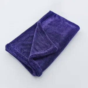 Microfiber Car Drying Towel 1300GSM Quick-Dry High-Absorbent Edgeless Streak-Free Lint-Free for Car Detailing Washing 16x24in Size Professional Quality