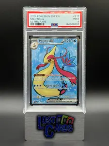 Pokemon TCG Milotic ex | Surging Sparks 217/191 | PSA Graded MINT 9