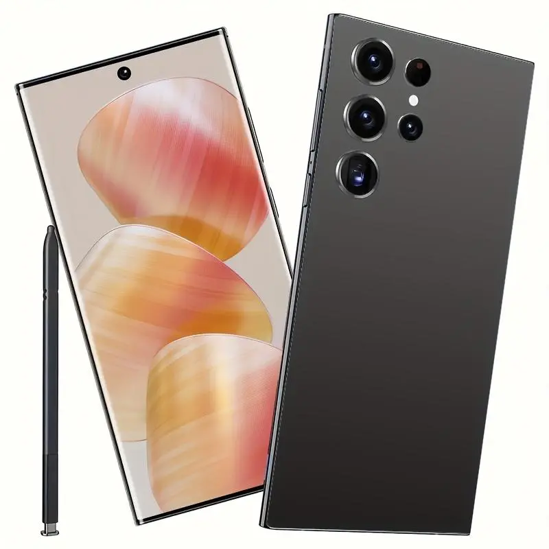 Android 12 Rechargeable Smartphone with Stylus Touch Pen - 8GB+256GB Expandable Storage, 6.8-in Ultra-HD Display, Wireless Face Recognition, 20MP Dual Cameras, 5000mAh Battery, Dual SIM, USB Charging Port, Ideal Gift