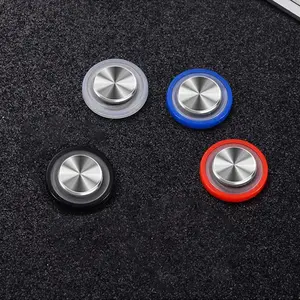 Mobile Games Suction Cup Gamepads Mini Portable Oval Hand Tour Joystick Stainless Steel Button Game Controller for iOS Android