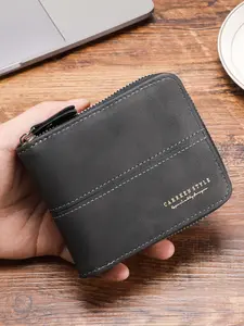Men's New Multi-Card Slot Multifunctional Trendy Fashion Short Wallet, Stylish Youthful Design, Perfect for Teens, Durable Wallet