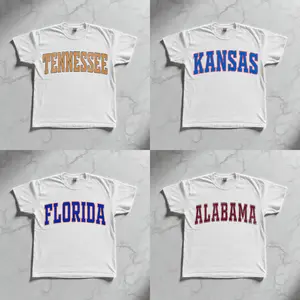 Vintage Varsity College T-Shirt, Unisex Casual Top, WHITE T-Shirt, Football Shirt For Fans, Sports Tee