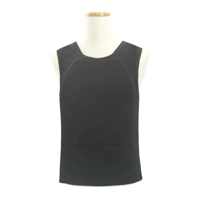HG2 Sleeveless Under Shirt Tank Top Style with Side Zippers for High-Risk Jobs in Black and White Sizes M to 2XL
