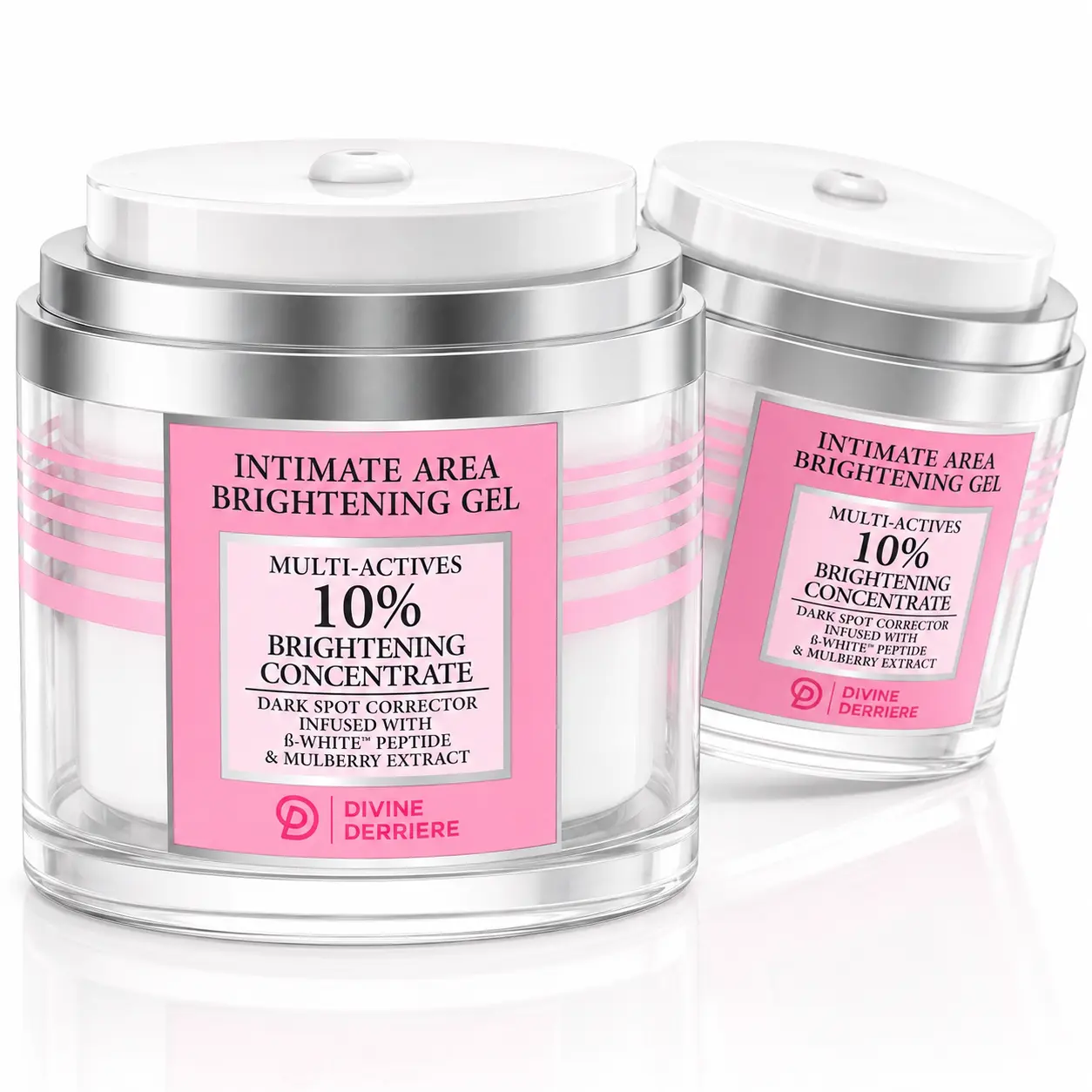 Divine Derriere Intimate Dark Spot Remover for Body, Face, Bikini and Sensitive Areas [2-PACK] Dark Spot Corrector Cream for Intimate Areas Contains Mulberry Extract, Alpha Arbutin, Peptide