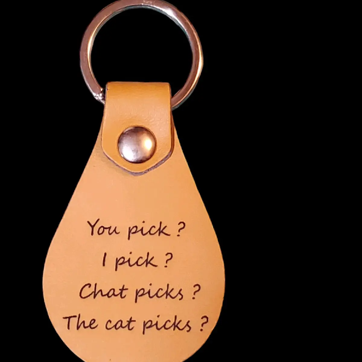 Custom Leather Fob Keychains for Keys - Personalized and Stylish