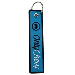 Only Chevy KeyTag Keychain -  Blue with "Only Chevy"