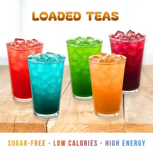 Loaded Tea 6 Pack - Sugar Free Beverage - Hydration Powders Drink Mix - Natural Caffeine Boost - No Crash - Energy Drink tiktokshopspringglowup outdoorfun Natural