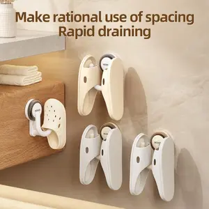 RENEMOS Multi-Purpose U-Shaped Suction Hooks - Versatile Wall Organizer for Hair Ties, Headbands, Slippers & Jewelry - Waterproof & No-Drill - Reusable Vacuum Hanger for Bathroom & Bedroom