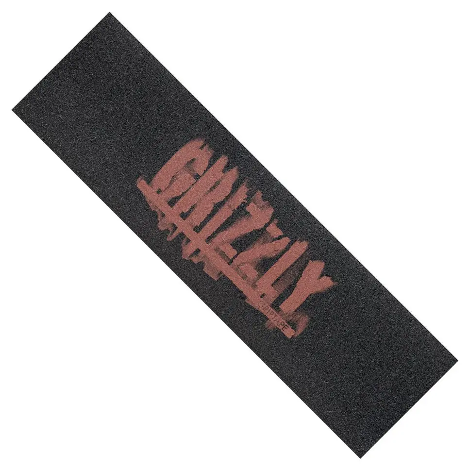 Grizzly Burn Out Stamp Red Griptape