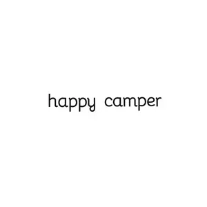 Happy Camper Sticker