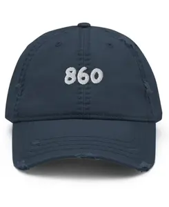 Connecticut Area Code Hat by Alexa Curtis – 860 or 203
