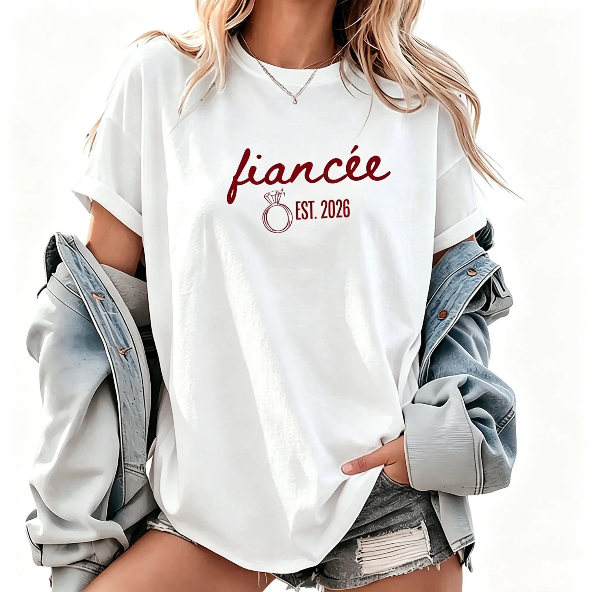 Fiance and Fiancee Shirts, 2026 Engagement Shirt, Future Mr. and Mrs. Shirt, Engagement Gift, Fiance Shirt, Gift for Fiancee, Easy Care, Machine Wash Safe, Perfect Fit, Ultimate Comfort