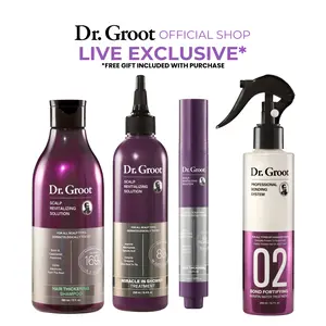 Dr. Groot Scalp & Hair Revitalizing Trio with Professional Bonding #02 Keratin Water Treatment [Live Exclusive GWP]