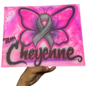 Airbrush Name Painting Canvas- Personalized Home Decor - 11x15  Canvas wall art