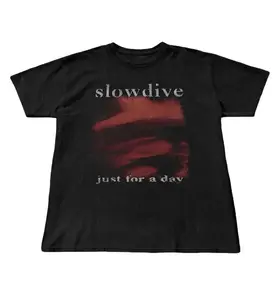 [Sale Up To 45%] Slowdive Just for a day tshirt, Sheogaze shirt, Slowdive fan gifts, Retro shirts, 90s band graphic tees, Trendy shirts, Cute shirts, Unisex Casual Classic Cotton Fabric