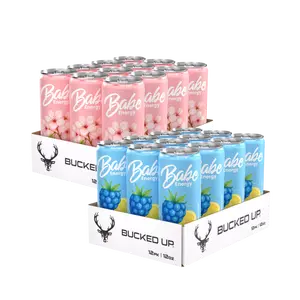 Bucked Up ALL NEW Babe Energy Drink Sport Beverage 12-Pack
