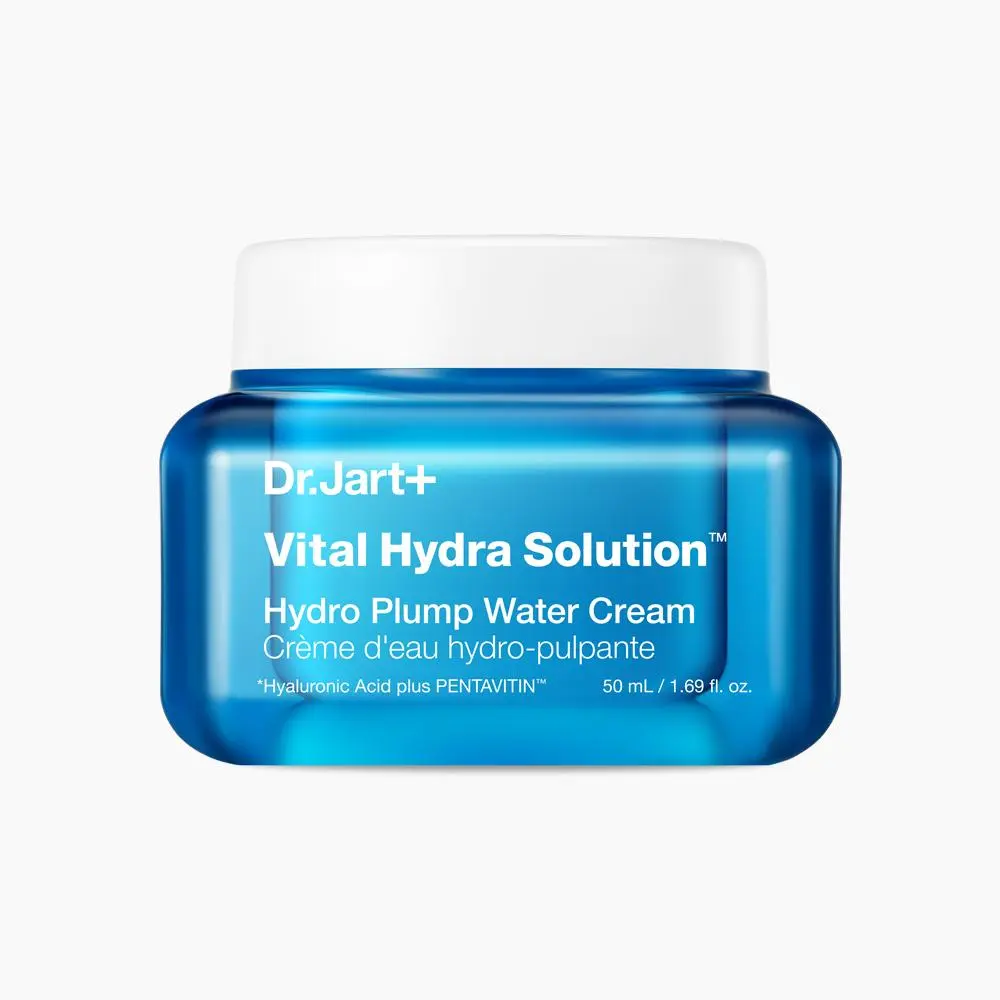 Dr.Jart+ Vital Hydra Solution Korean Water Cream Glow Moisturizer for Glass Skin with Hyaluronic Acid | Instantly Plump Skin |  Korean Glass Skin | Gifts for Her | Dry Skin and Dehydrated Skin Treatment