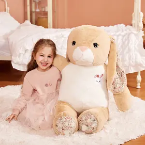 IKASA Giant Rabbit Stuffed Animal Plush Toy, 30" Large Cute Jumbo Bunny Toys for Kids Girls Boys Girlfriend