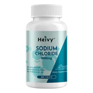 Heivy Sodium Chloride 1000 MG, 365 Tablets