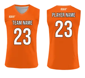 Custom Simple Design  Adult Youth Unisex Sleeveless Volleyball Plain Design Jersey