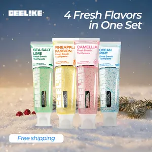 CEELIKE 4 Colors Toothpaste | Deeply Cleans Teeth, Provides Long-Lasting Freshness, Gently Cares for Oral Health