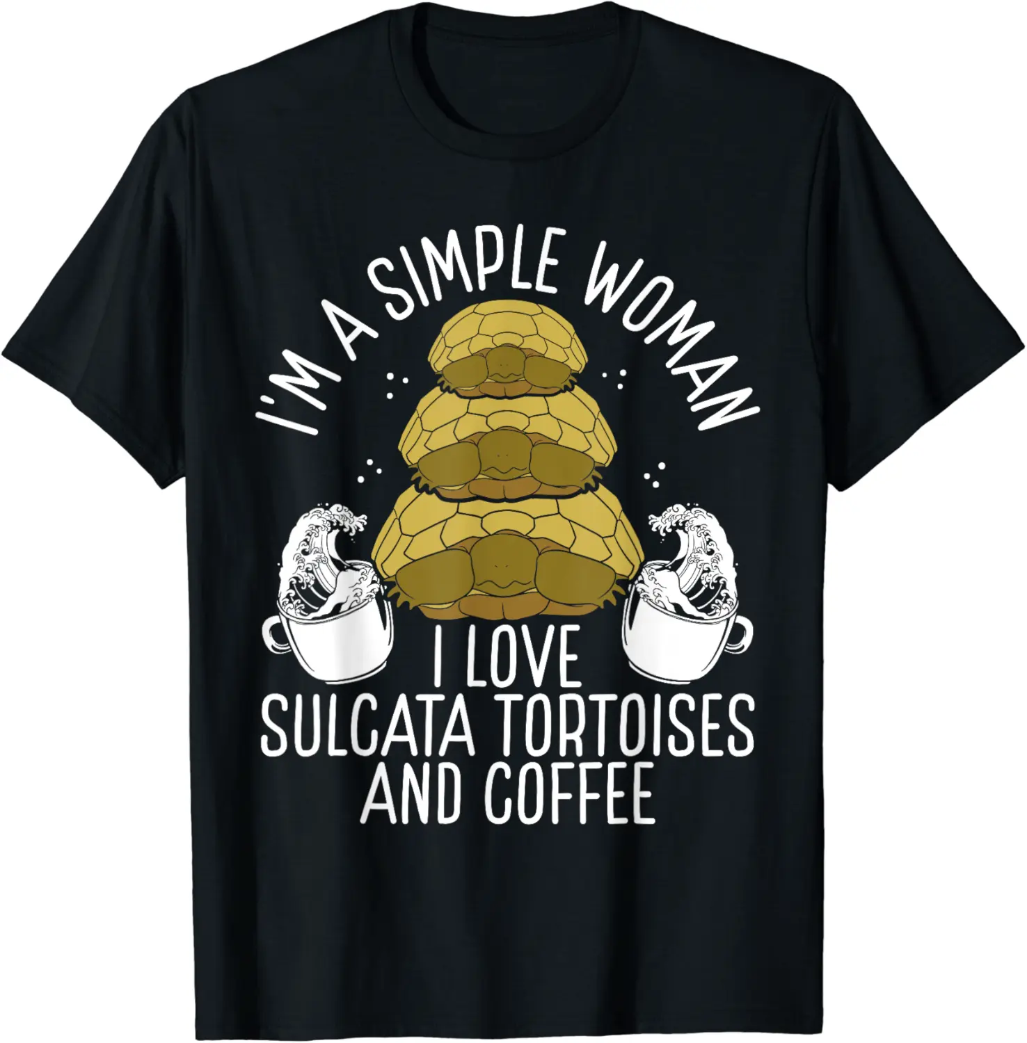Turtle Sulcata Tortoise Decor African Spurred Tortoise T-Shirt - Latellestcha Shop 70B0CJT8GV6Y
