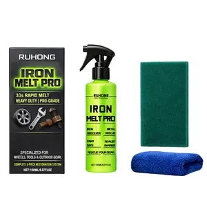 Automotive Rust Remover Spray (150ML) - Fast-Acting Iron & Rust Cleaner for Wheels, Rims, Metal Surfaces - Car Detailing Products, Detailing Products Chemicals - Safe on Most Automotive Finishes, Cars, Motorcycles,summervibes