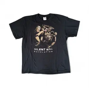 Rare Silent Hill Revelation Movie Game T Shirt Size S-5XL Reprint Graphic Tee Heavy Cotton Tee Shirt, 100% Heavy Cotton Shirt