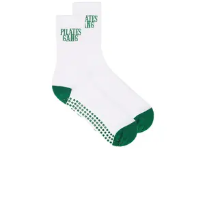 Souls. Pilates Gang Grip Socks in White