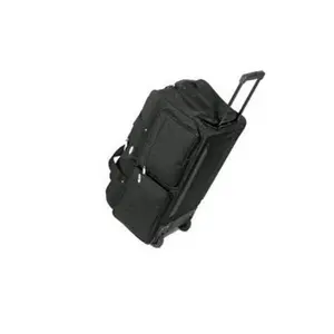 Everest 322WH-BK 22 in. Deluxe Sturdy Rolling Duffle Bag with Telescopic Handle, Ideal for Handle Duffle Bags Enthusiasts, Sturdy Duffle Bags