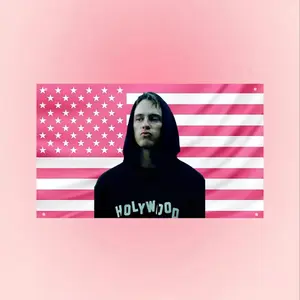 Pink Rafe Cameron Flag  Hot Drew Starkey US Tapestry OBX Wall Banner | Outer Banks Dorm Frat Decor