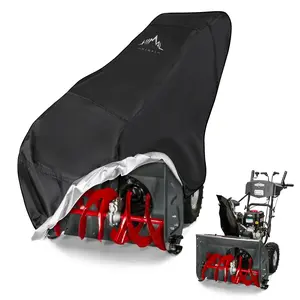 Himal Outdoors Snow Thrower Cover-600D Heavy Duty Polyester,Waterproof,UV Protection,Universal Size for Most Electric Two Stage Snow Blowers 47" L x 32" W x 40" H (L)
