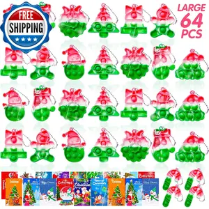 Big 64 pieces of children's Christmas party gifts: stocking stuffing Grinch