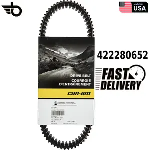 Can-Am Premium High-Performance Drive Belt 422280652 is a heavy-duty CVT belt compatible with Maverick Trail, Trail Sport, Defender, HD8, HD10, and Defender Max. OEM-quality design ensures durability, smooth power transfer, and reliable for off-road