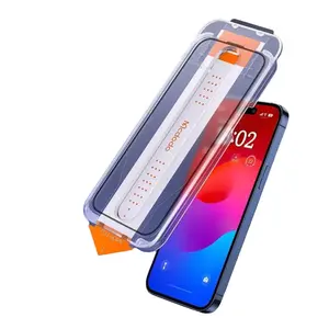 Protection Smartphone Crystal, easy to install, 2-piece pack, Cellphone Accessories for iPhone15 Pro Max/Pro/Plus/15 and iPhone15 /Max/Plus/Pro Crystal Shockproof