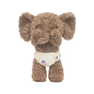 Shy little elephant cute plush toy animal plush doll fluffy toy, home decoration, a gift for her, gift for girls, cute girl gift.