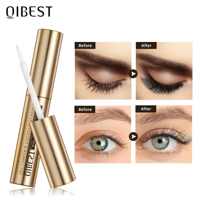 Natural Moisturizing Eyelash Care Solution for Long & Voluminous Lashes, Smudge-Proof Formula for Curled & Defined Eyelashes