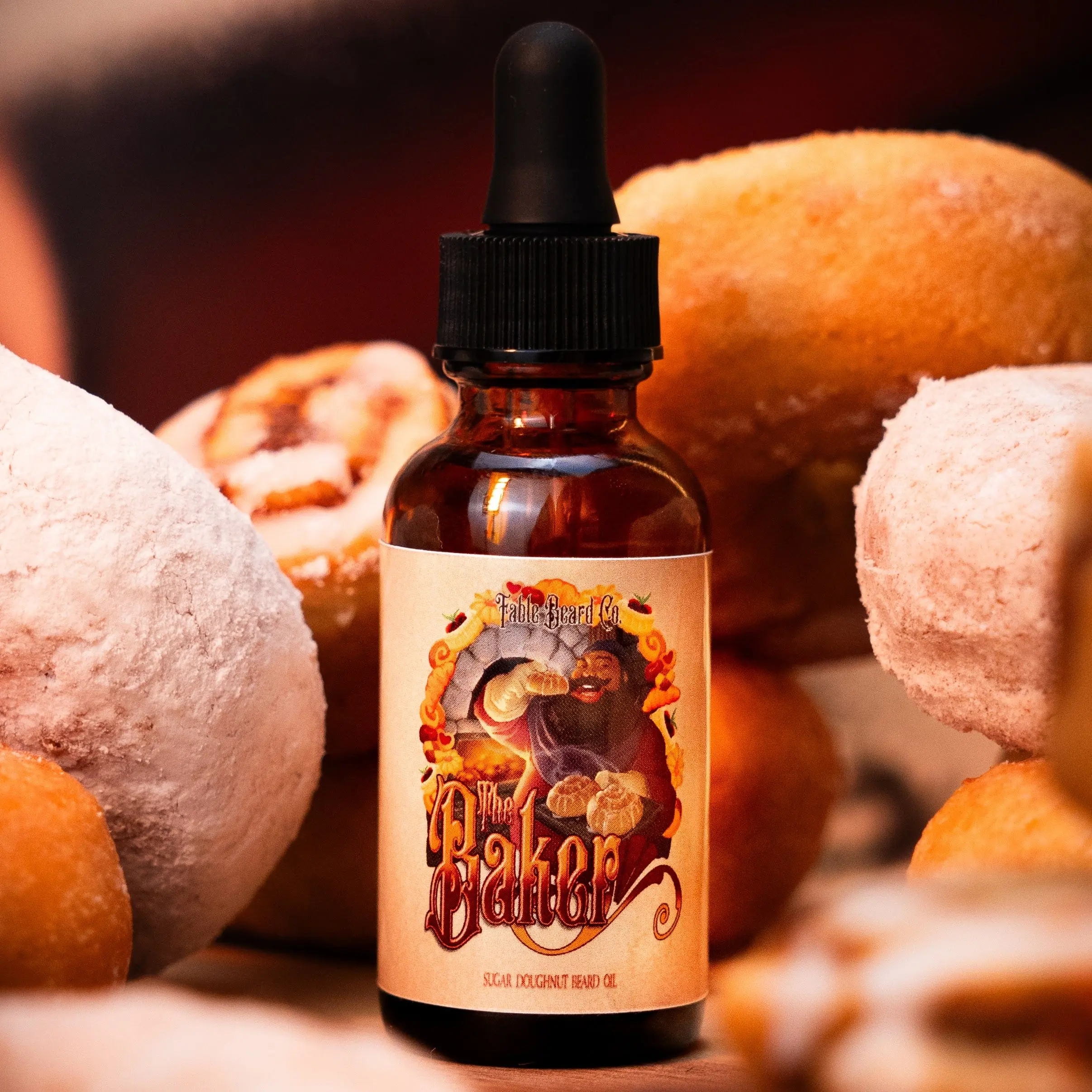 Fable Beard Co - The Baker Beard Oil - Hydrating & Softening Blend With Coconut Oil + Argan Oil
