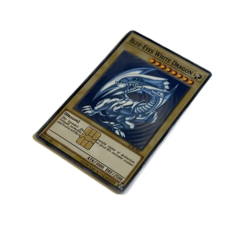 yugioh card skin Amazon.com: STICKIEMART Holographic Anime Trading Card skin cover.  DEBIT|CREDIT|TRANSIT|CARDS w/EZ Applicator included! : Electronics
