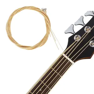 Phosphor Bronze Anti-Rust Acoustic Guitar Strings Set, High-Quality Durable Steel Strings for Clear Sound, Ideal for Dorm, Stage, and Multiple Scenes, Upgrade Your Instrument Accessories.